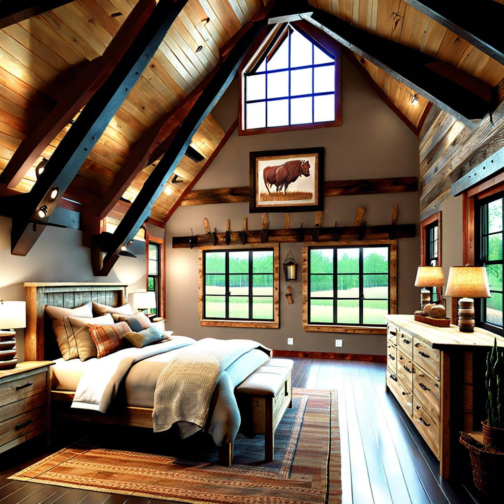 pole barn loft bedroom ideas