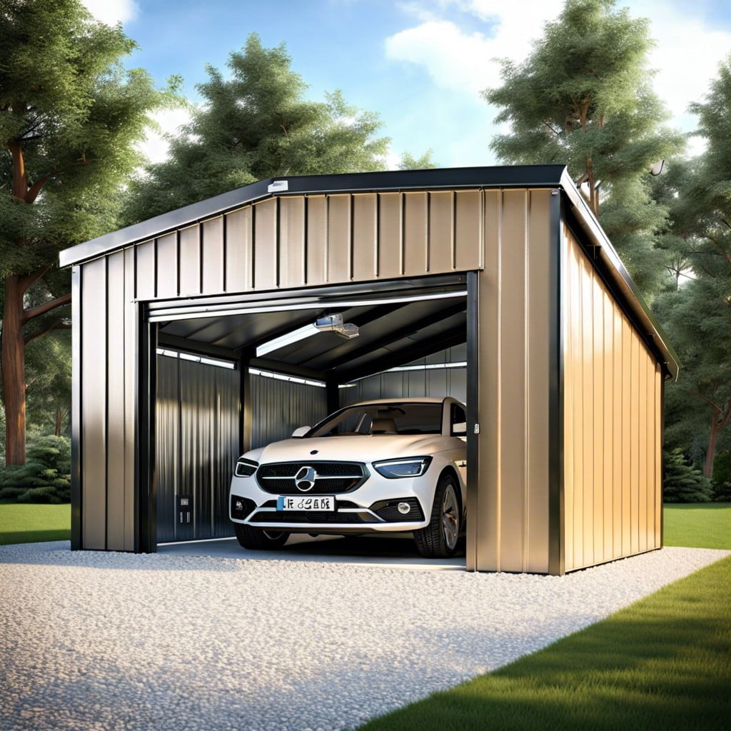 advantages of metal garages