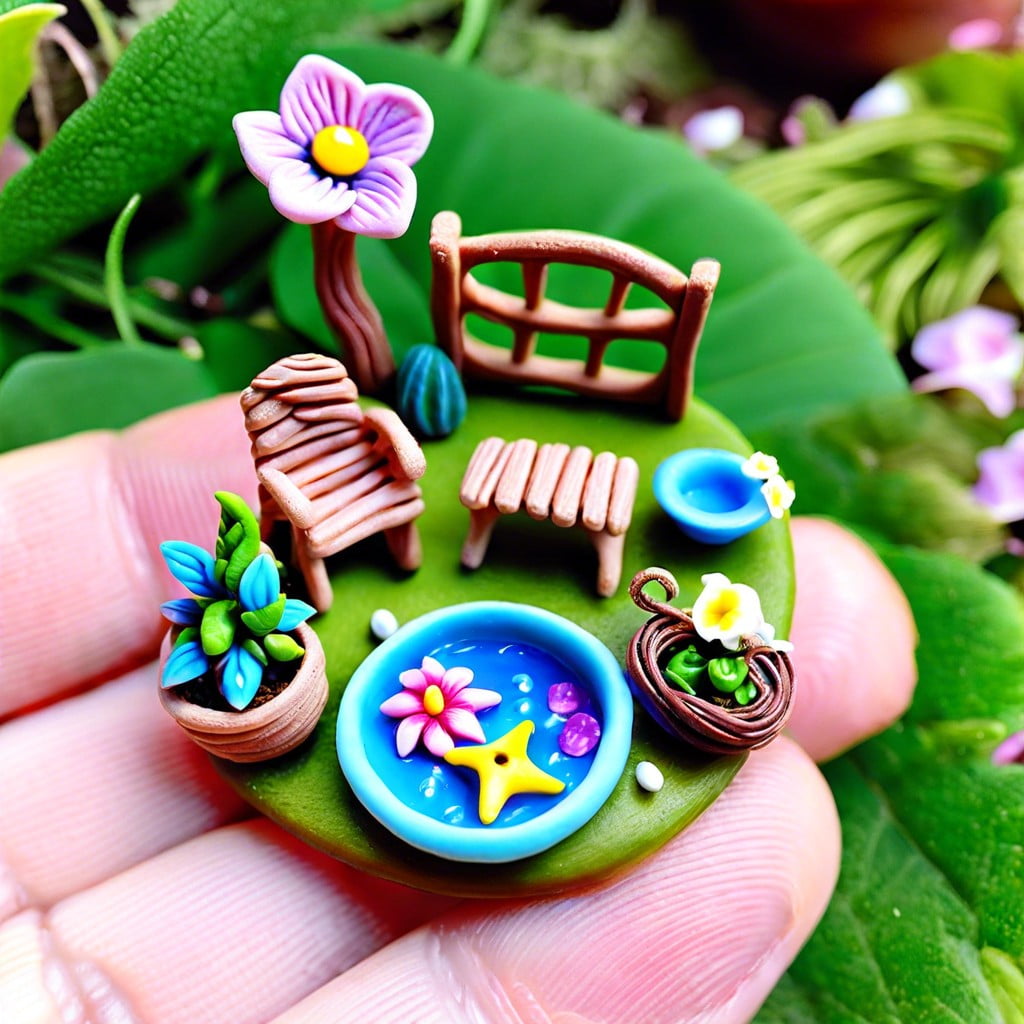 clay fairy garden accessories
