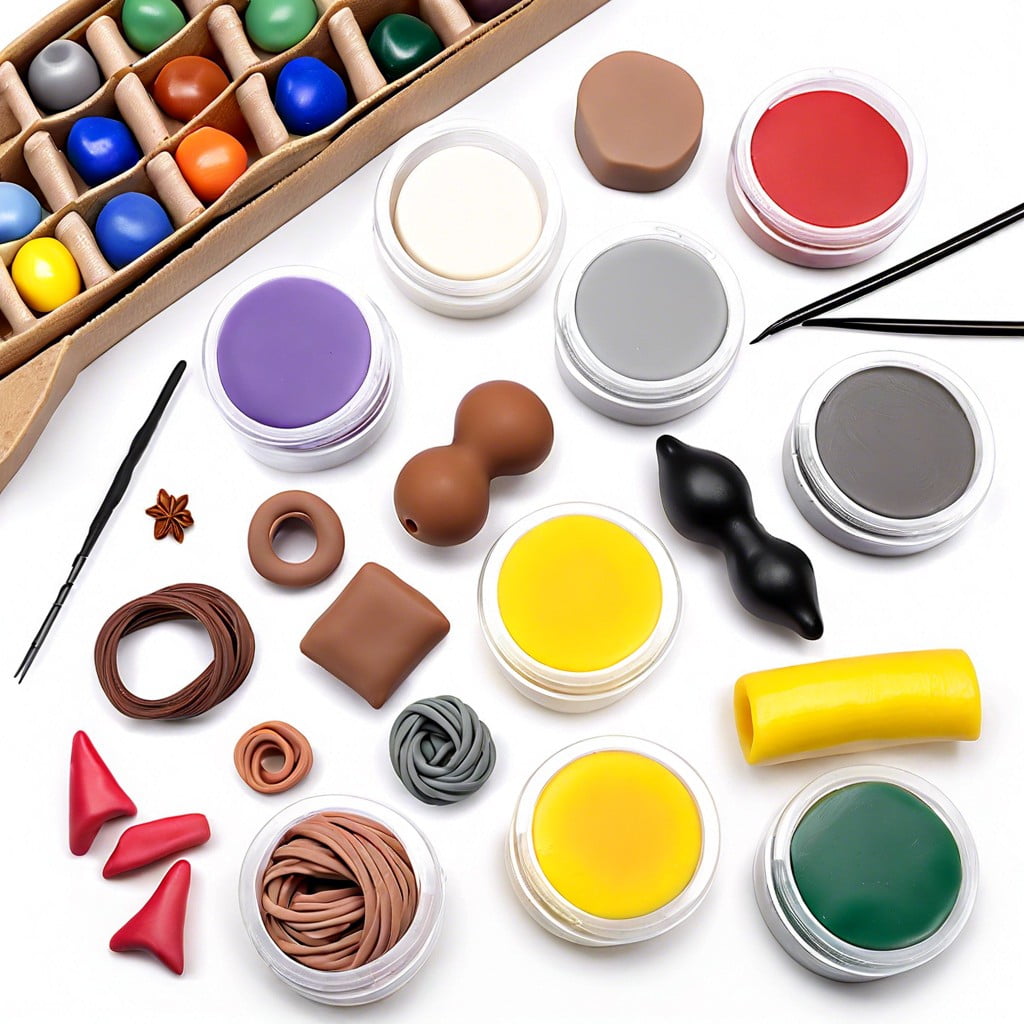components of a polymer clay kit