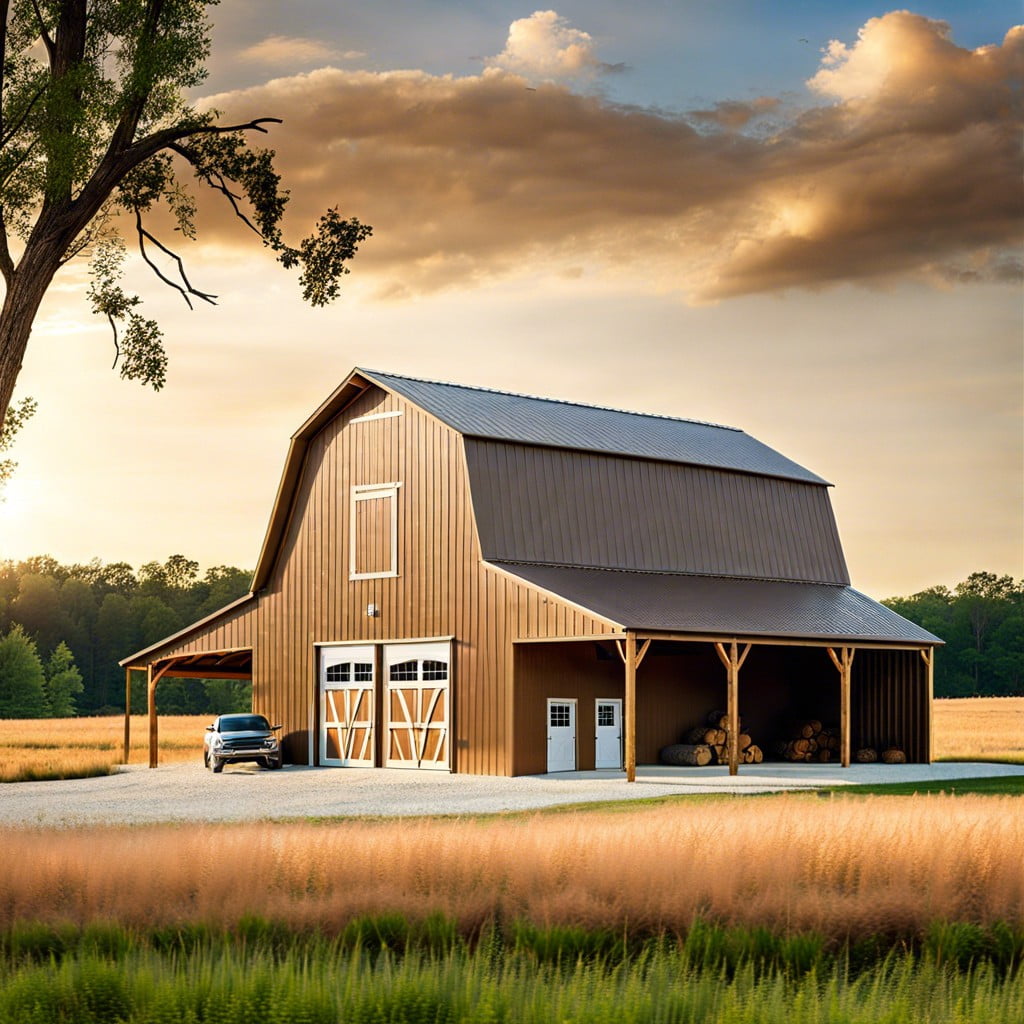 eco friendly color schemes for pole barns