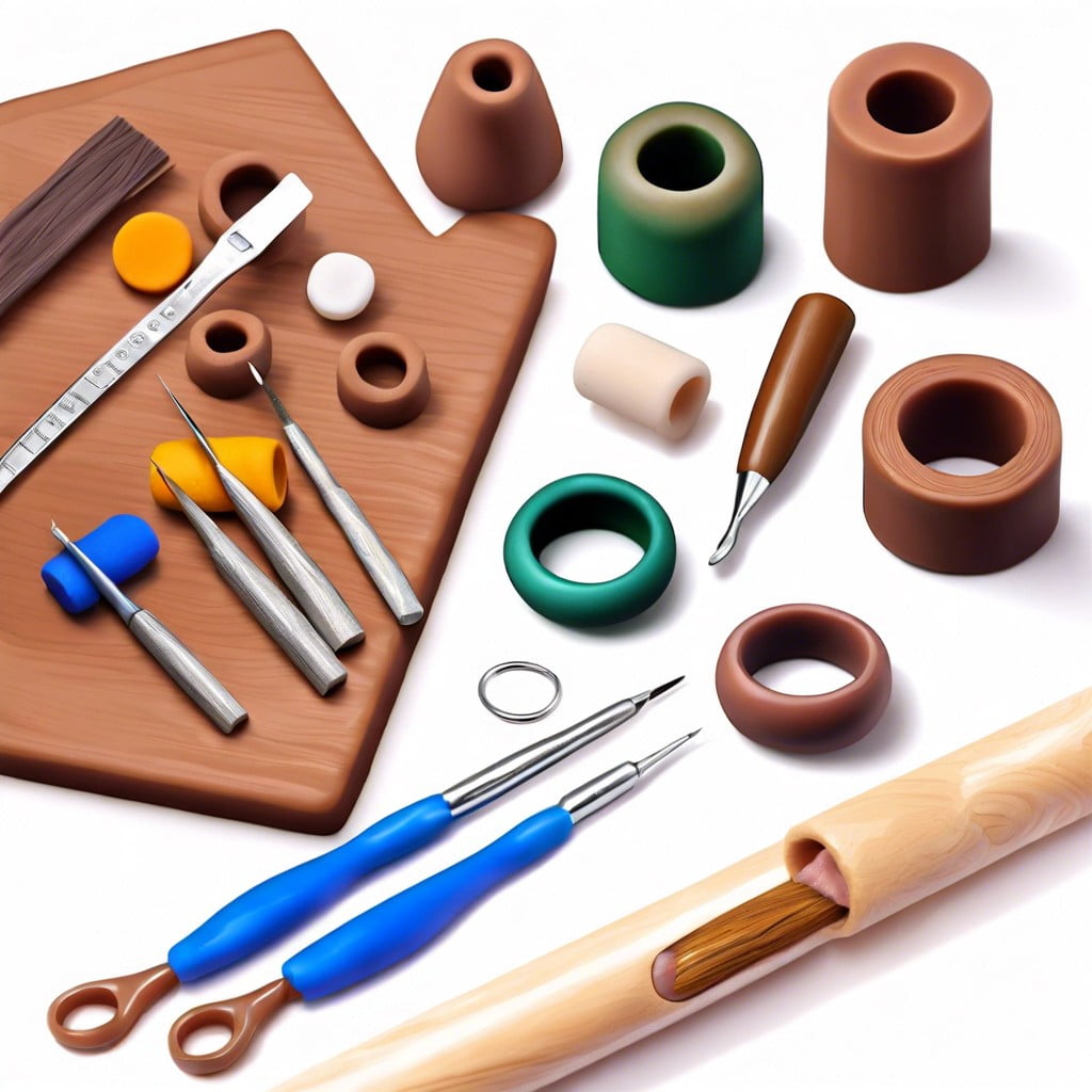 essential tools for crafting polymer clay rings