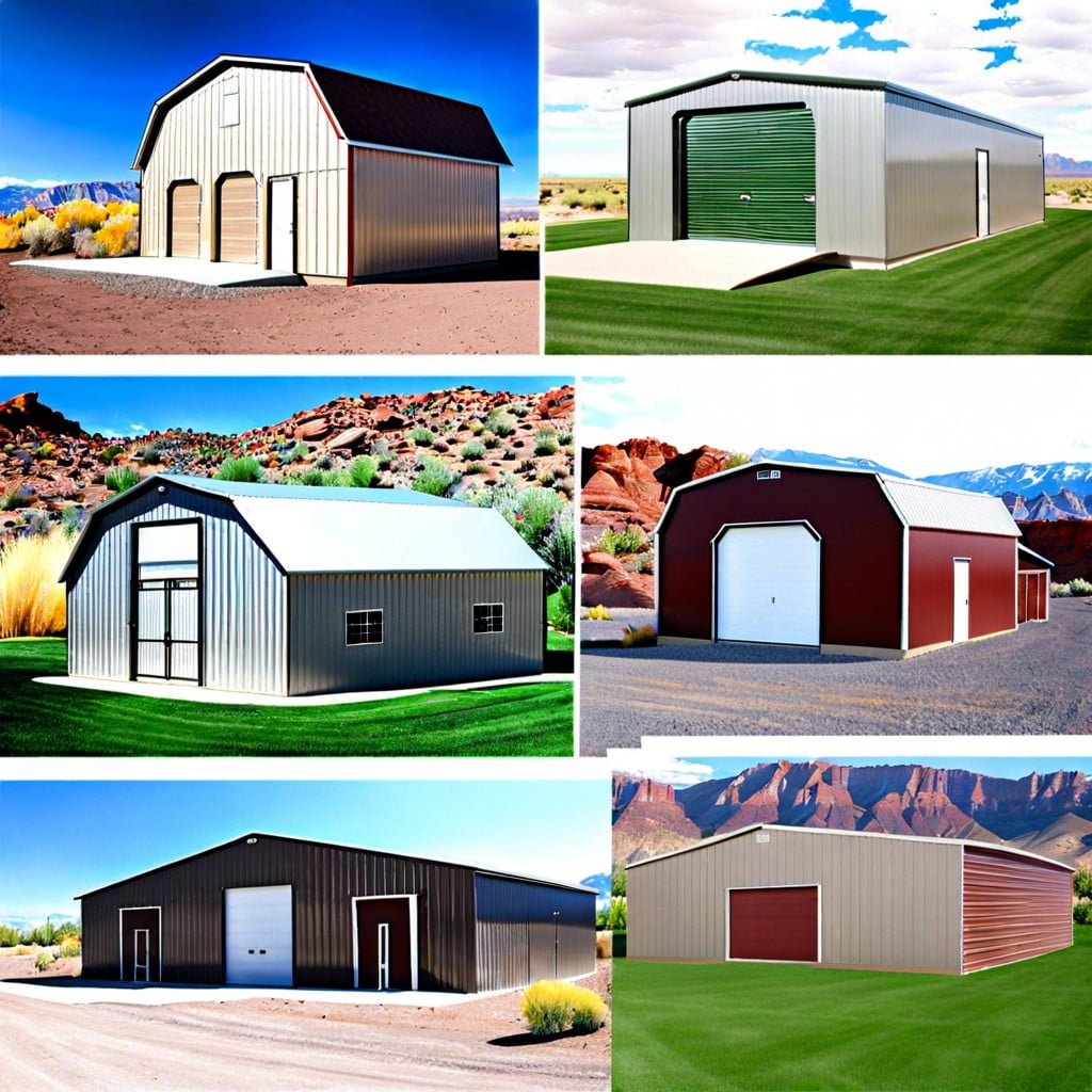 the types of metal buildings available in utah