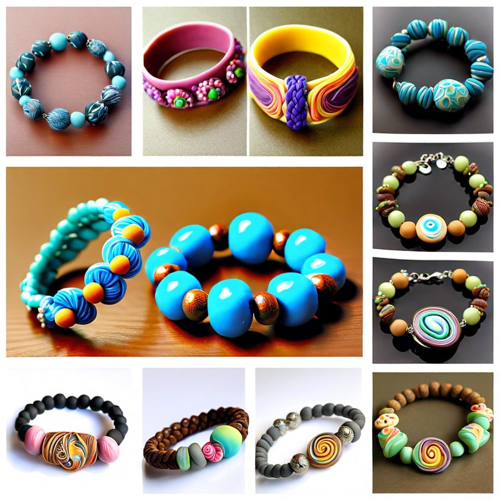 types of polymer clay for bracelets