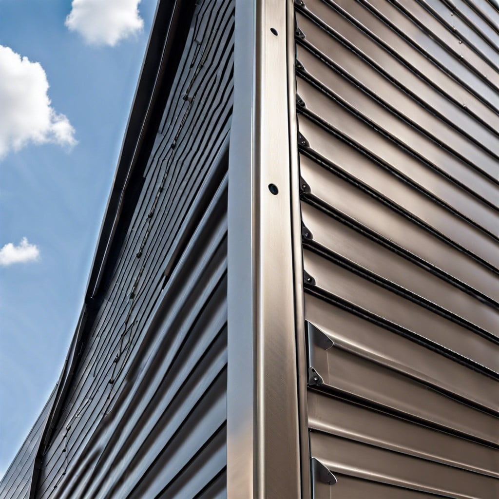 types of steel building panels