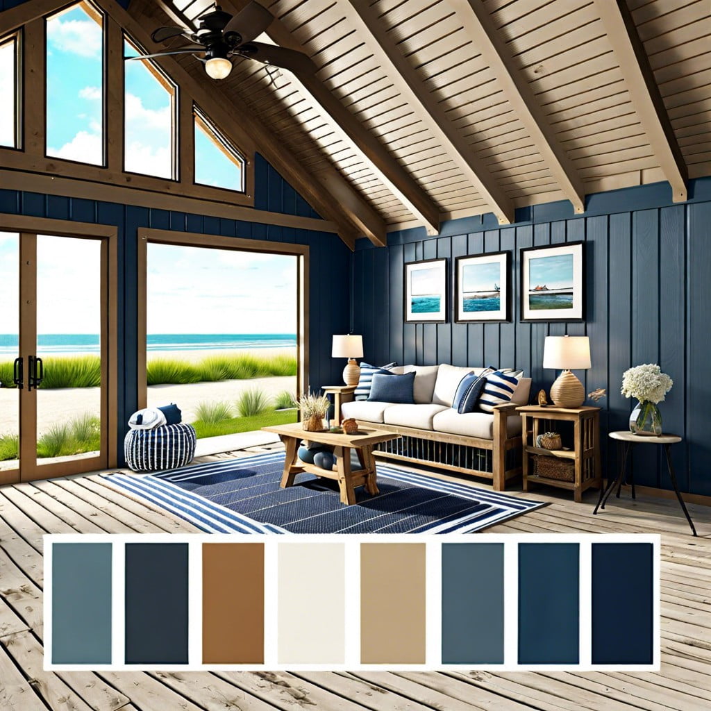 coastal contrast nautical palettes for barns