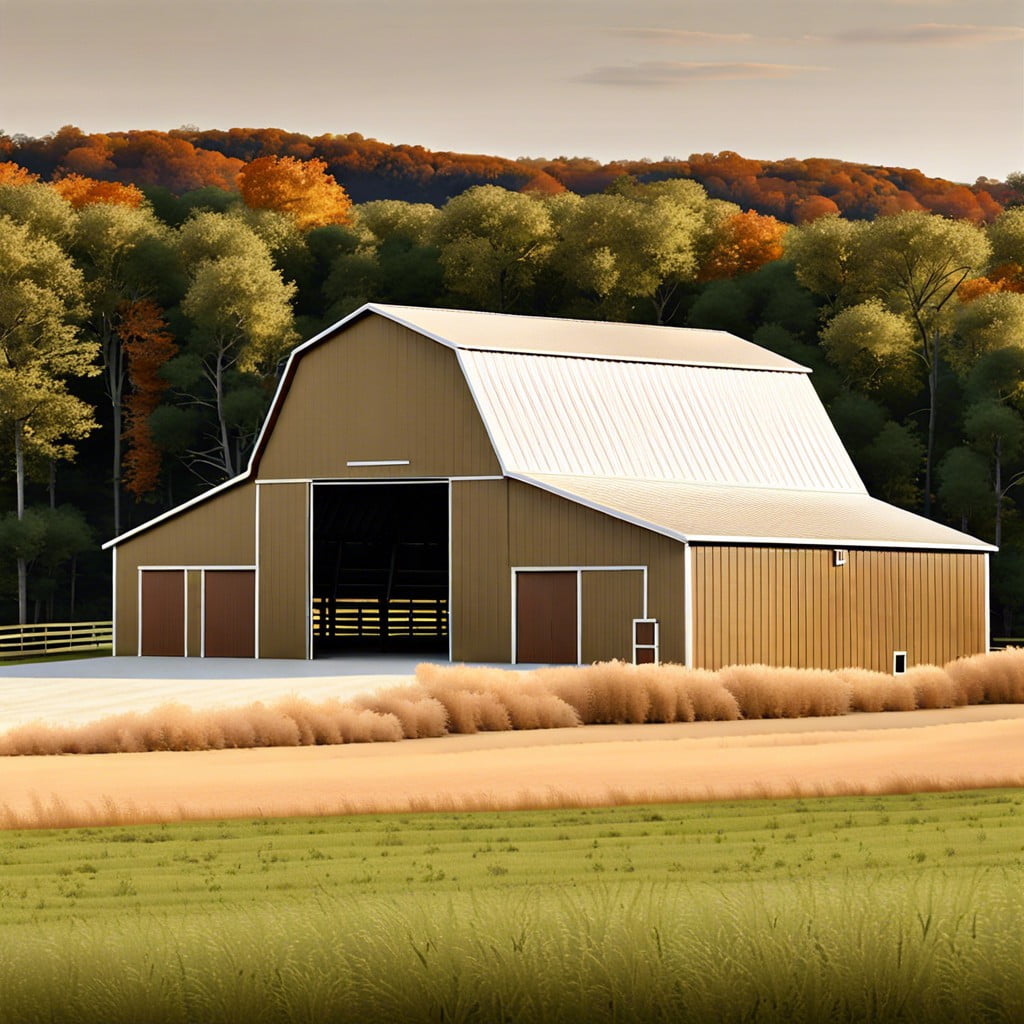 earth tone elegance for countryside barns