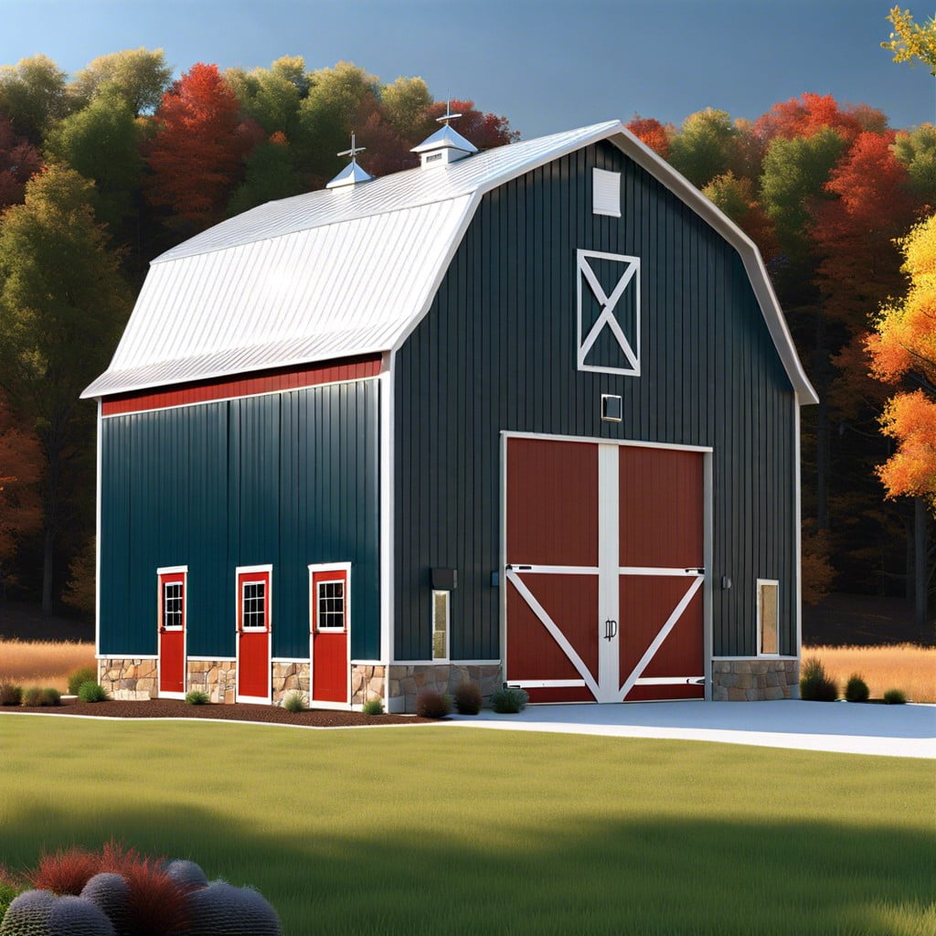 futuristic two tone combinations for barns