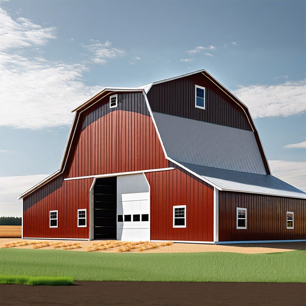 modern minimalism in barn color design