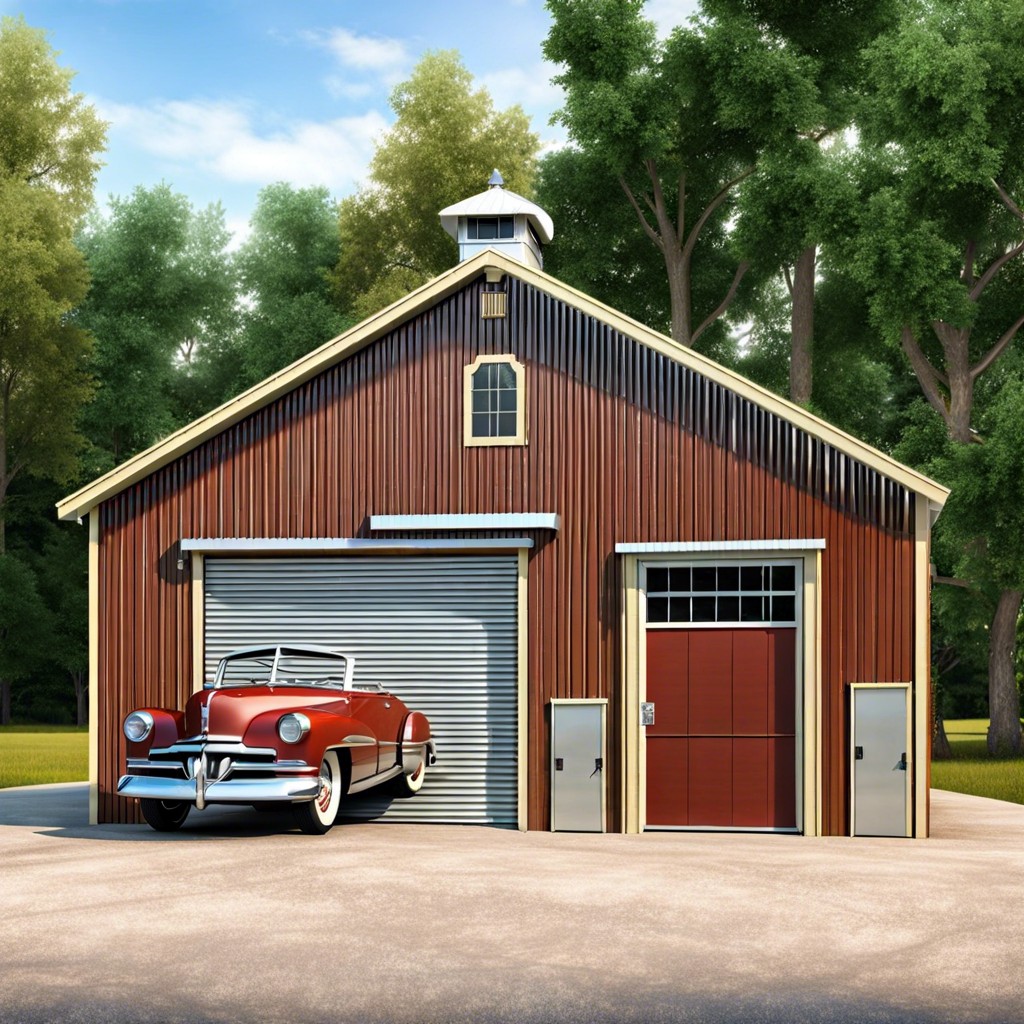 vintage car garages